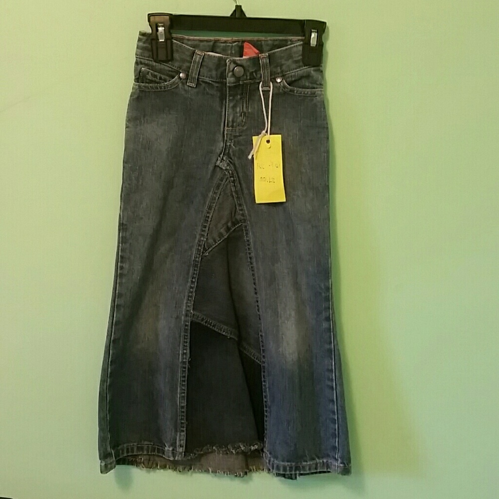 Kids 6K jean skirt